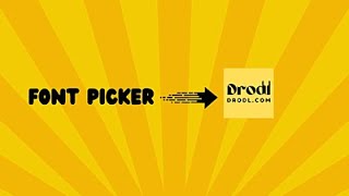 Customize with Style: Introducing Font Picker in Drodl : Custom product options