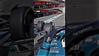 Russell’s overtake on Stroll in the pit lane entrance 😈🤩😏