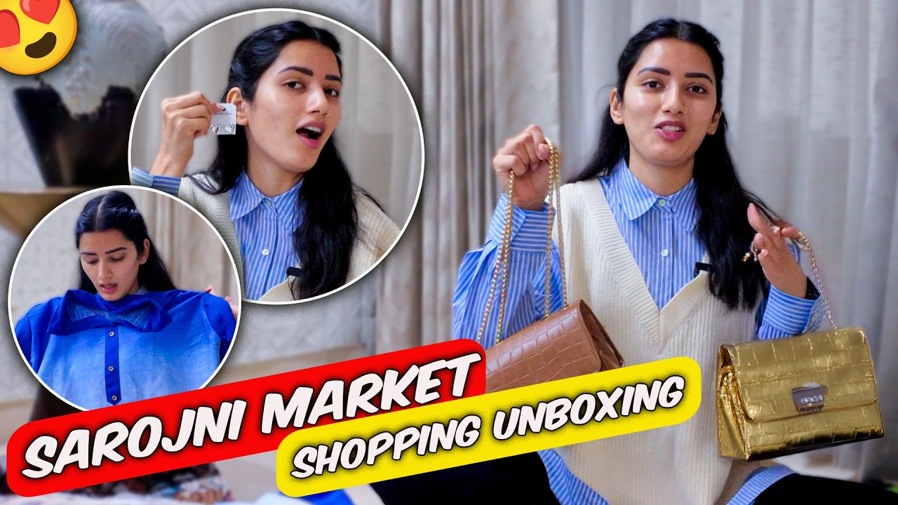 Sarojini Market Shopping Unboxing🤩