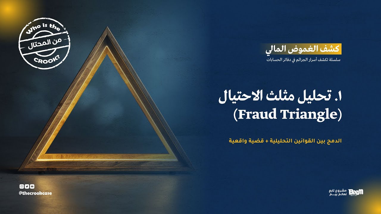 كشف الغموض المالي:  تحليل مثلث الاحتيال