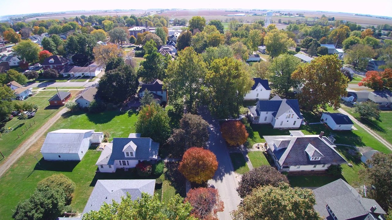 Yuneec Q500 4k Test Footage Winfield, Iowa Fall Trees YouTube