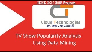 TV Show Popularity Analysis Using Data Mining | Cloud Technologies screenshot 4