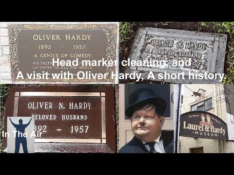 Oliver Hardy. Life, from silent films, to Laurel & Hardy to final rest. The grave of Laurel Hardy.