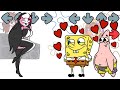 FNF Spooky Battle with SpongeBob Characters | Friday Night Funkin' Animation