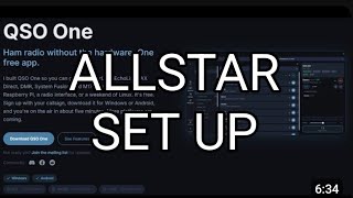 QSO ONE - ALLSTAR SET UP