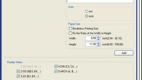 imagePROGRAF How to use the Windows printer driver to set custom page sizes