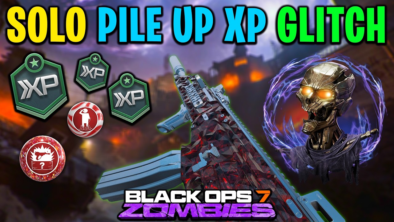*NEW* BROKEN SOLO Pile Up XP Glitch In BO7 Zombies! ( EASY Round 50 Starting Room Glitch )