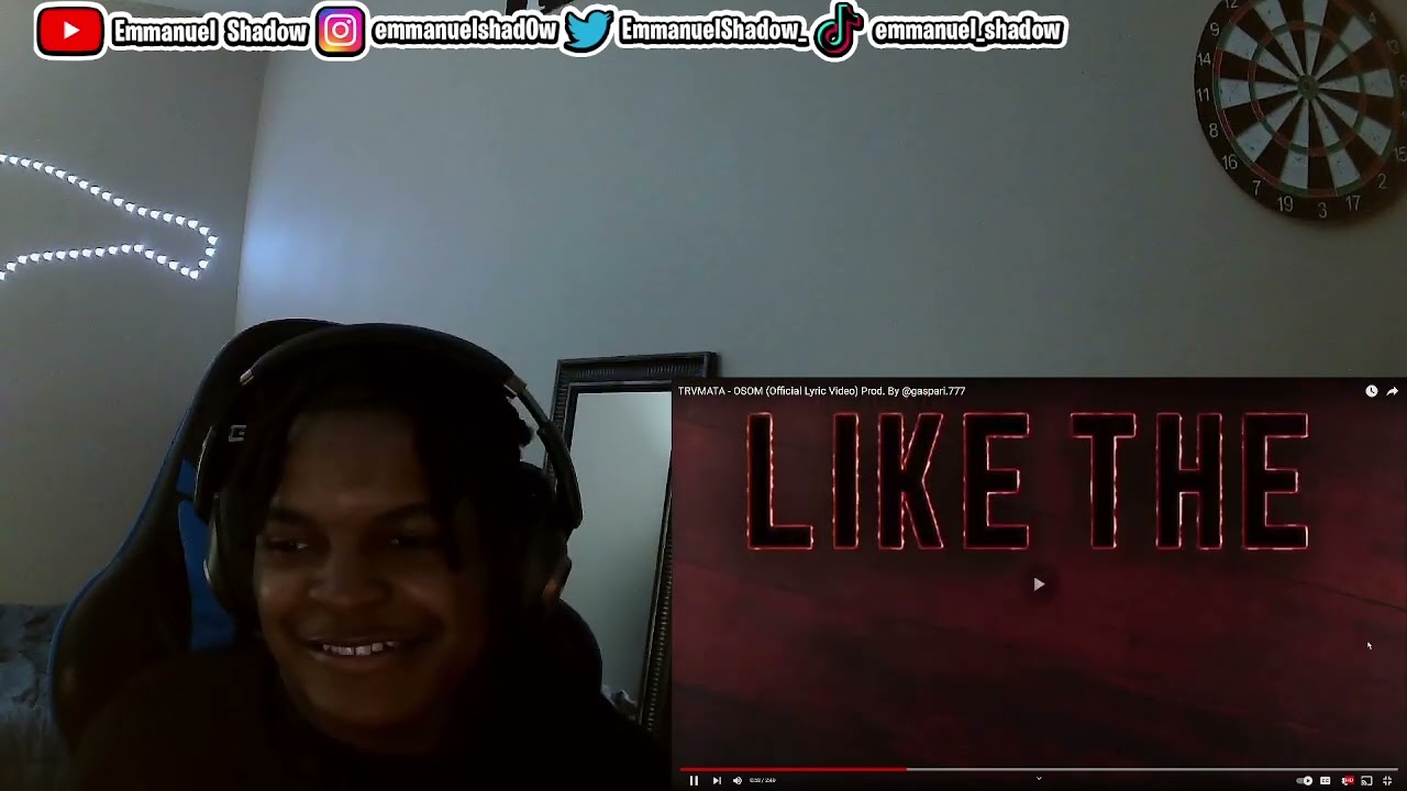 CENTRAL CEE SON ? |TRVMATA - OSOM (Official Lyric Video) Prod. By @gaspari.777|(REACTION!!?)