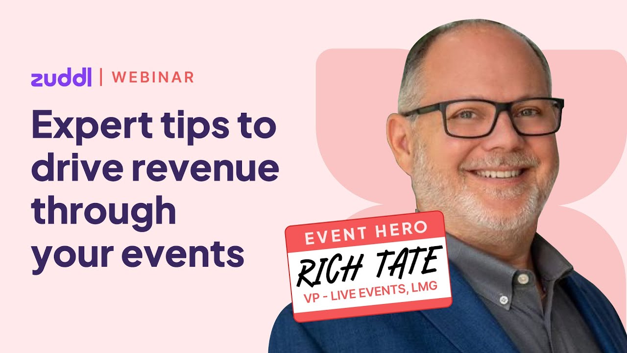 How to drive revenue through your events