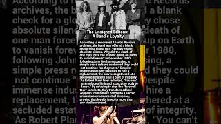 The Unsigned Billions A Band’s Loyalty