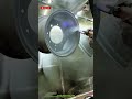 Wheel Rim Powder Coating Process Using a Spray Gun for Smooth Finish #manufacturing