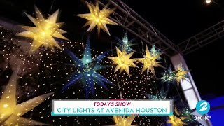 This holiday season check out ‘City Lights’ at Avenida Houston downtown presented by Houston Fir...