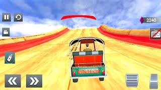 Modern Auto Rickshaw Stunt Game - Racing Games - Driving 3 Wheeler Auto Rickshaw Game screenshot 3