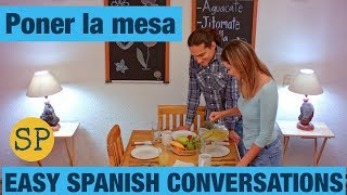 Spanish Table Setting | Easy Spanish Conversations | Poner la mesa