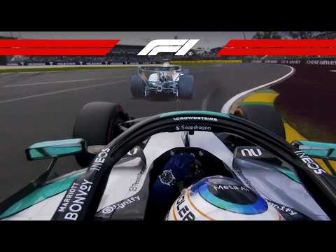 George Russell &amp; Kimi Antonelli's Ghost Car Comparison Laps | 2026 Australian Grand Prix