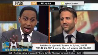 ESPN First Take   SAS Rants On Max Kellerman's First Show