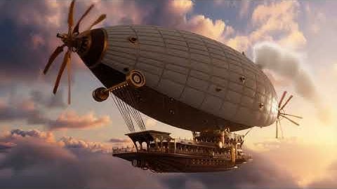 Advanced Old Airships from the Past