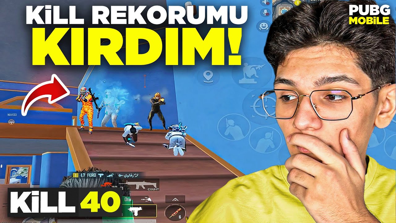 SEZON KİLL REKORUMU KIRDIM! 40 KİLL ALDIM - PUBG MOBİLE