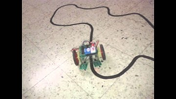Line following robot - demo 1