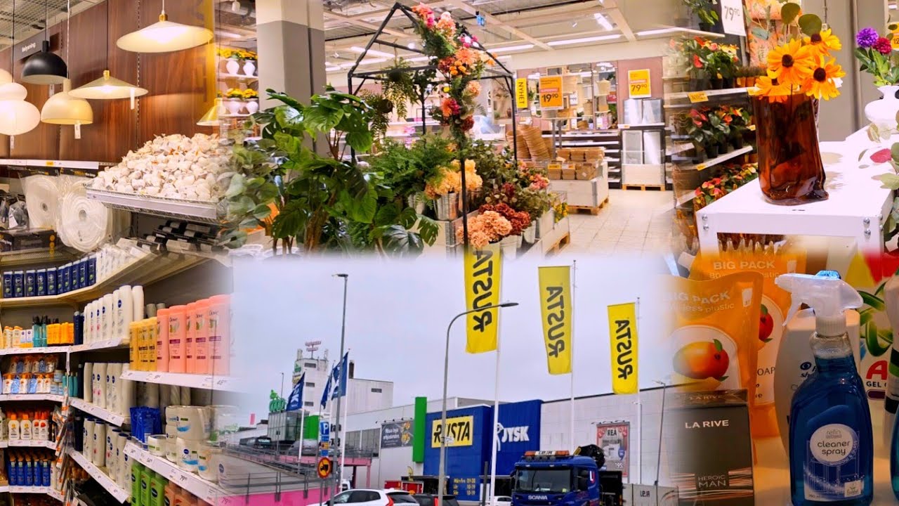 #فلوق# تسوق🛍 و#جولة🛒 في#RUSTA🇸🇪#مع🔥اسعار💵 مناسبةو#عروض رائعة💯تابعو الفيديو اللاخير🌟