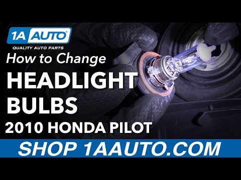 How to Change Headlight Bulbs 09-15 Honda Pilot