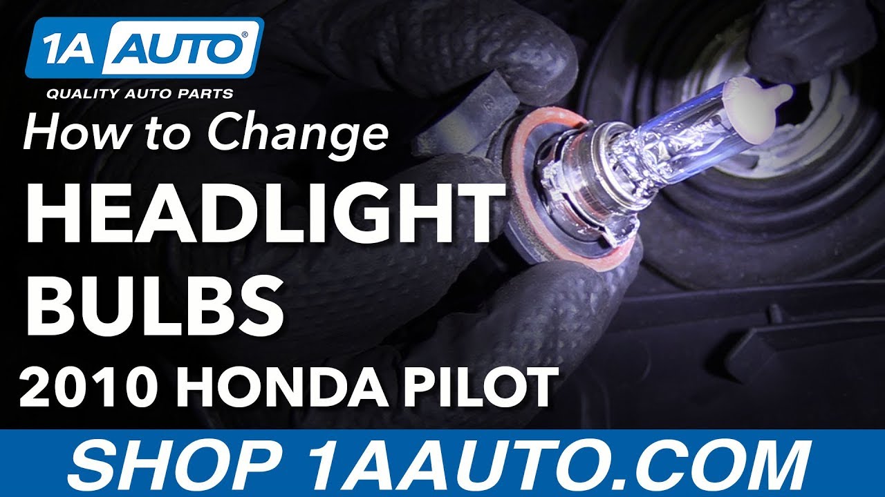 How to Change Headlight Bulbs 09-15 Honda Pilot - YouTube