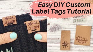 8 Labels for Crochet ideas  labels, leather label, knitting labels
