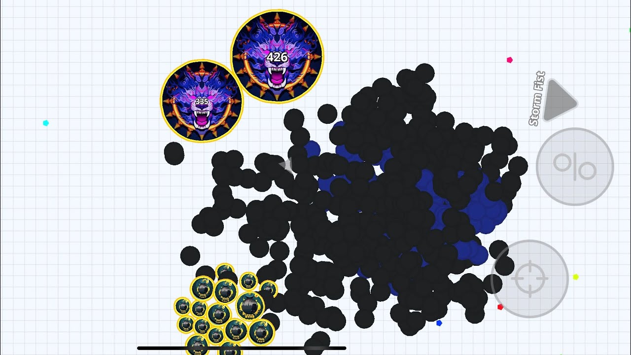 POPSPLIT KING!! ( Agar.io Mobile Gameplay )