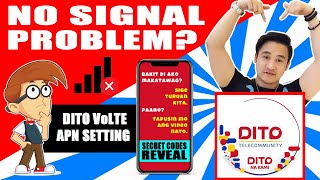 100K LIKES |DITO SIM CAN'T CALL OTHER DEVICE |SECRET CODES REVEAL |HOW TO ENABLE VoLTE & APN SETTING