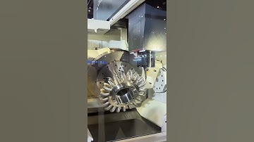 Five-axis CNC machining, impeller customization #cncmachinist#machining#machinery#automation#cncmill