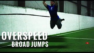 Reactive Stretch Cord Assisted Broad Jumps | Vertical Training | Explosive Power