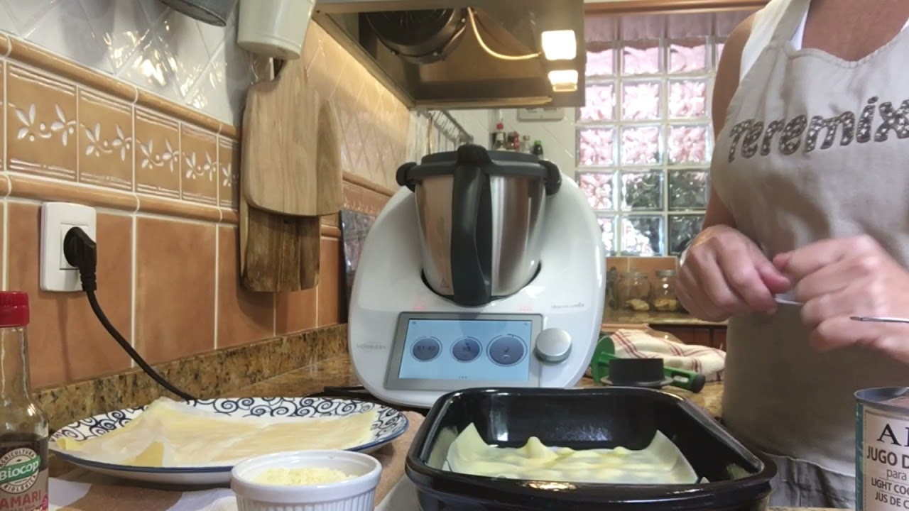 LASAÑA DE VERDURAS ESTILO CHEF BOSQUET CON THERMOMIX