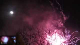 Bath municipal fireworks 2014