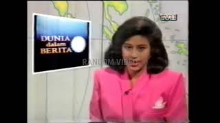 TVRI : Closing Dunia dalam Berita Edisi (Minggu 04 Juli 1993) + Station ID TVRI (1990 - 1999)