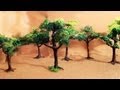 FCIL E RPIDO! COMO FAZER RVORE MINIATURA Diorama (parte 2) rvores - DIY Miniature (part 2) Trees