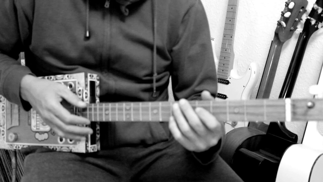 gone shooting by AC/DC | chords on cigarbox guitar - YouTube