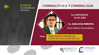 Tema: Peritación forense en casos de violación sexual / Dr. Juan Carlos Leiva Pimentel.