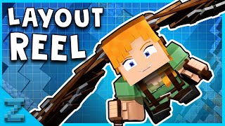 (Layout Reel) “Alex and the Dragon” Minecraft Animation Music Video [Fly Away Song]