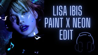 Lisa Blackpink Ibis Paint X Edit Pink Venom Neon Edit