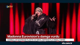 Madonna Eurovision'a damga vurdu ... (Sahnedeki eylemini Instagram'dan savundu)