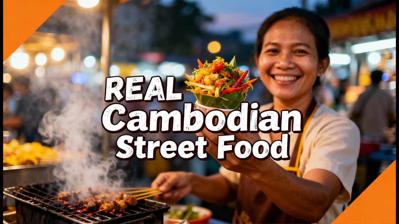 From Sketch to Street: A Day in the Life of a Cambodian Street Vendor #961