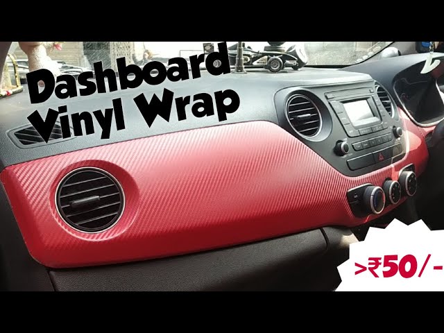 DIY: Carbon fiber vinyl for the dashboard (under 200 INR) - Team-BHP