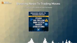 PYUSD Error Shifts Stablecoin Flows and Equities