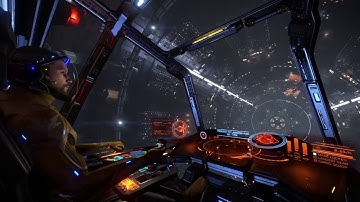 Elite Dangerous (PS4) - Cockpit-cam Docking