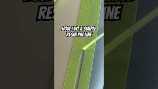 How I do a simple resin pin line. #diy #asmr #tutorial #surf #surfboard How I do a simple resin pin line. #diy #asmr #tutorial #surf #surfboard