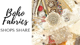 Boho Fabrics Haul | JUNK JOURNAL SUPPLIES