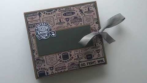 Interactive 8x8" Mini album Project Share - Echo park - American football