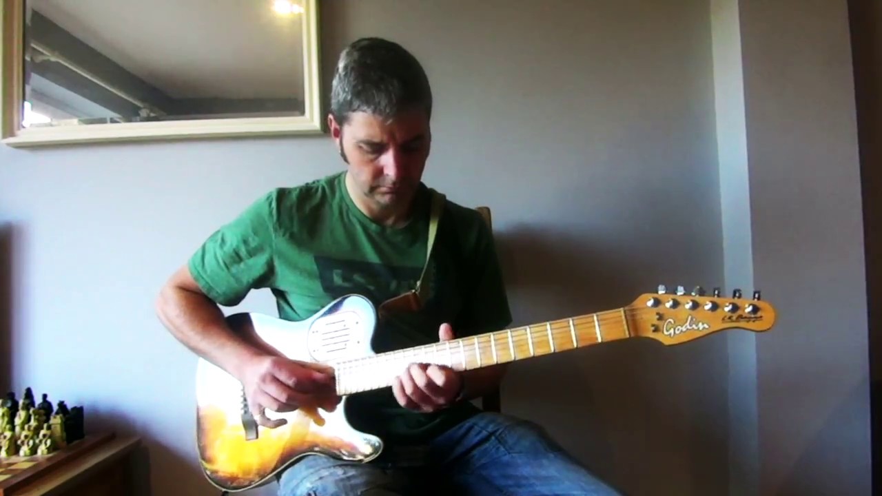 Guitar Demo: Overdriven ACOUSTICASTER (Godin)! - YouTube