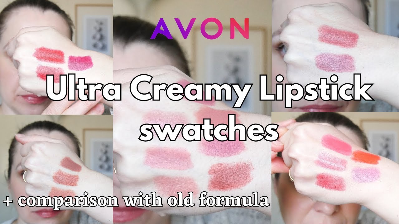 Свотчи НОВЫХ ультракремовых помад AVON — все оттенки!