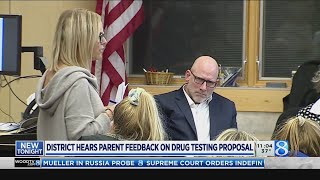 District hears parent feedback on drug testing proposal